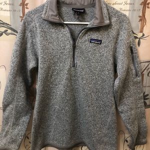 Grey Patagonia Fleece Pullover